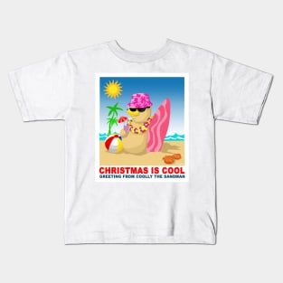 Christmas is cool, Greeting from coolly the Sandman Kids T-Shirt